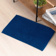 Tapete Pipoca 38cm x 58cm Macio e Antiderrapante Azul - Bene Casa